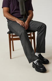 Charisma Relaxed Straight Pants in Grey Elite