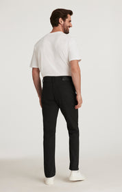 Charisma Relaxed Straight Leg Pants In Black CoolMax