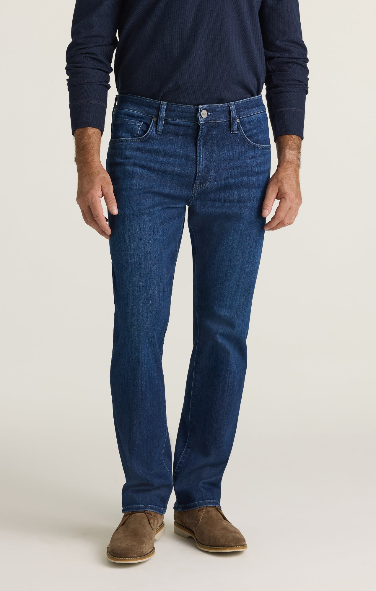 Camino Relaxed Straight Jeans in Dark Brushed Urban