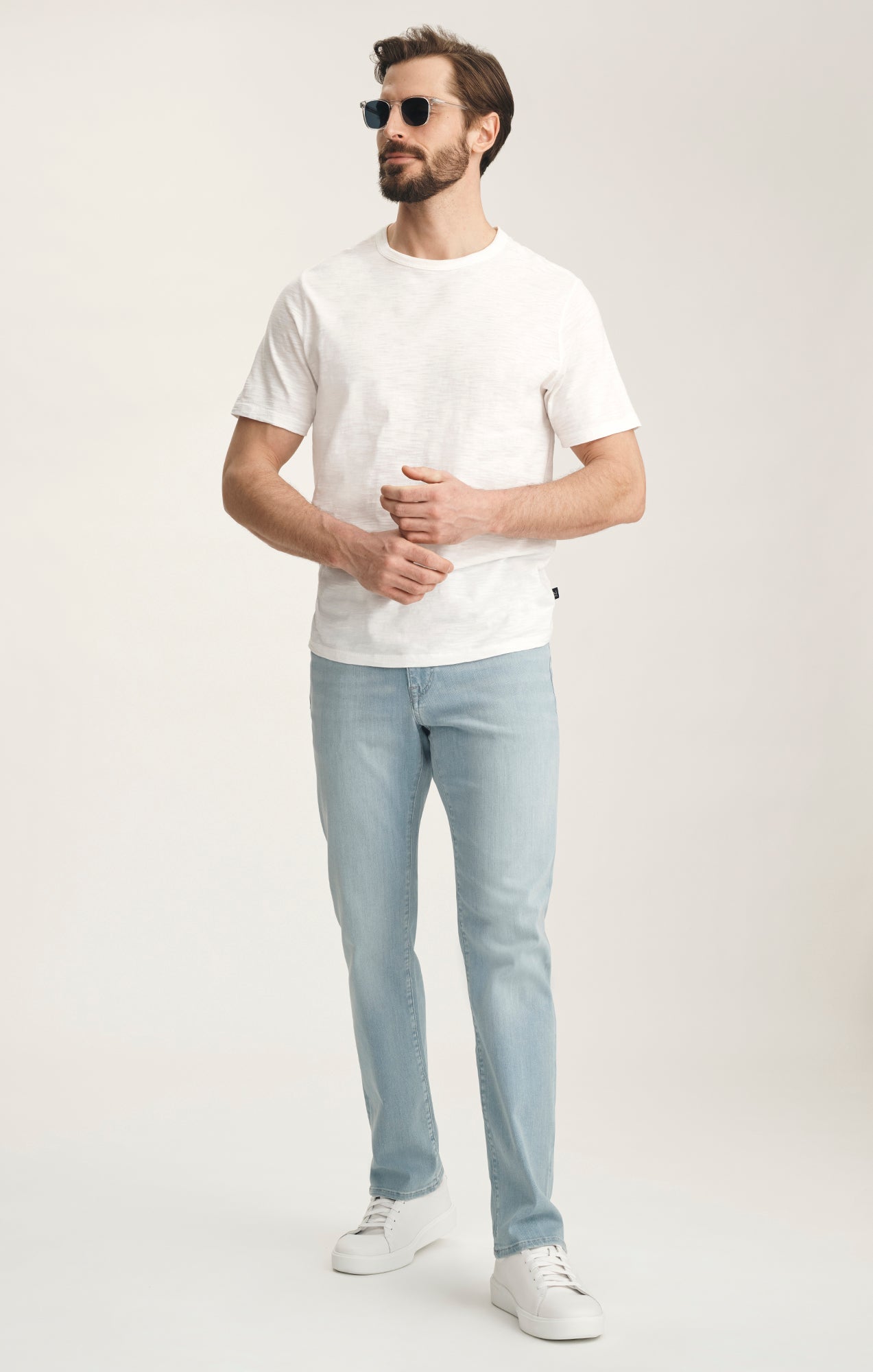 Charisma Relaxed Straight Jeans In Bleached Urban