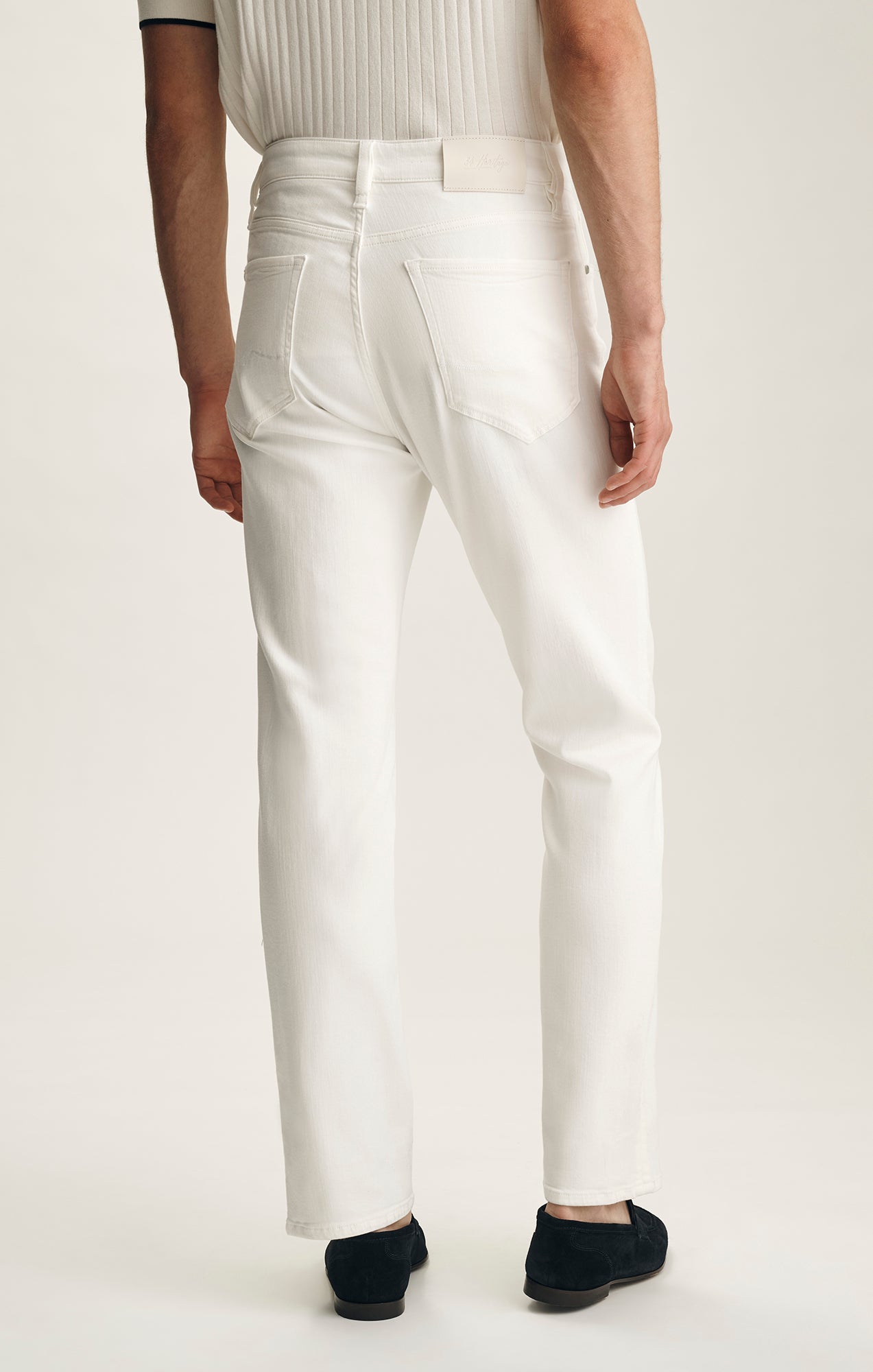 Charisma Relaxed Straight Pants In White Urban
