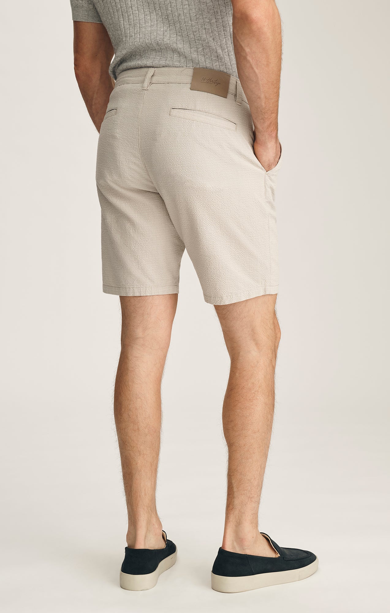 パンツ stone  shorts 34 34 Heritage Men's Arizona Slim Shorts In Stone Seersucker