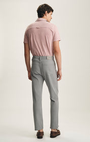 Charisma Relaxed Straight Pants In Pewter Cloud Luxe