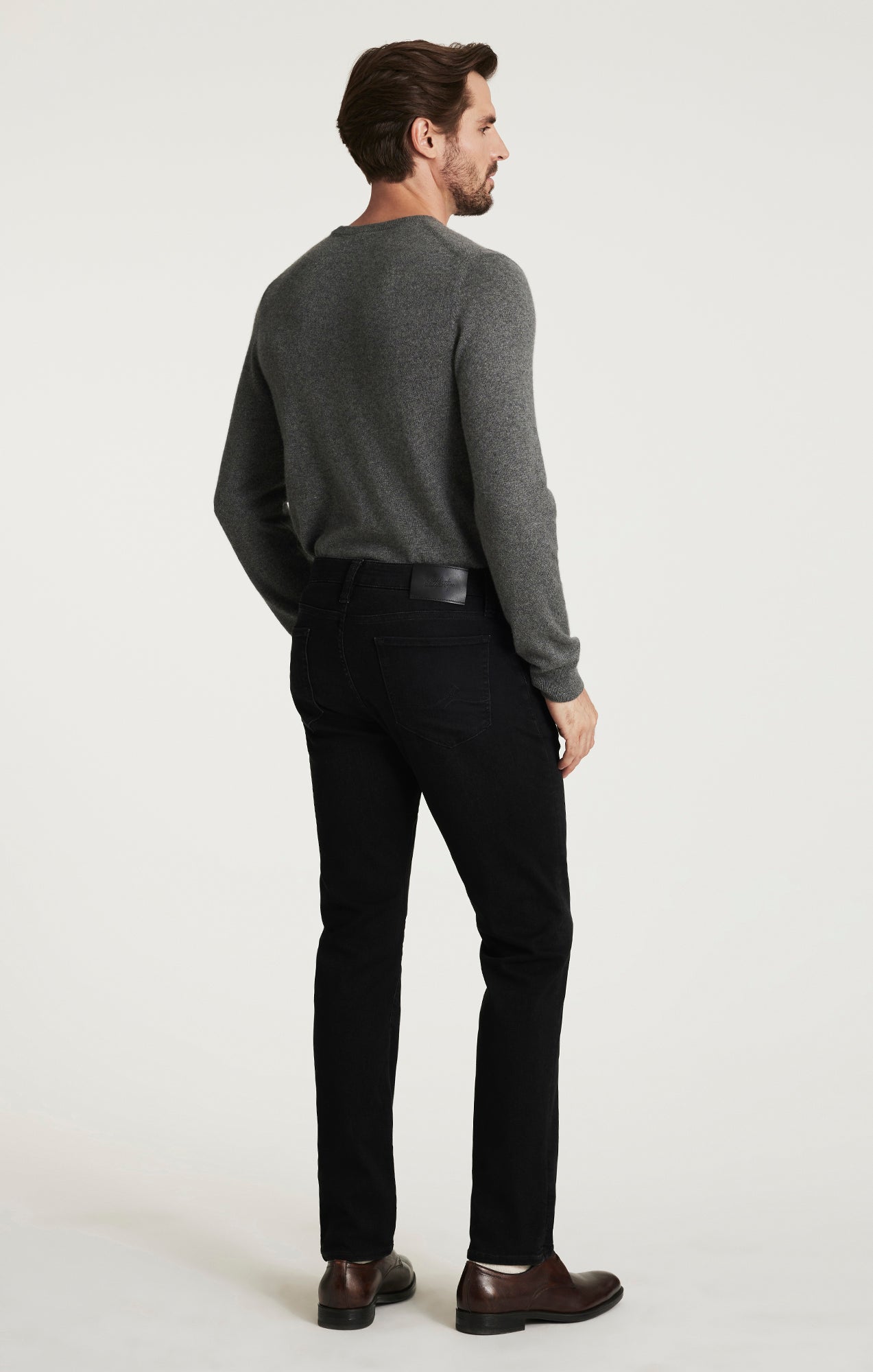 Courage Straight Leg Jeans in Smoke Organic Ultra