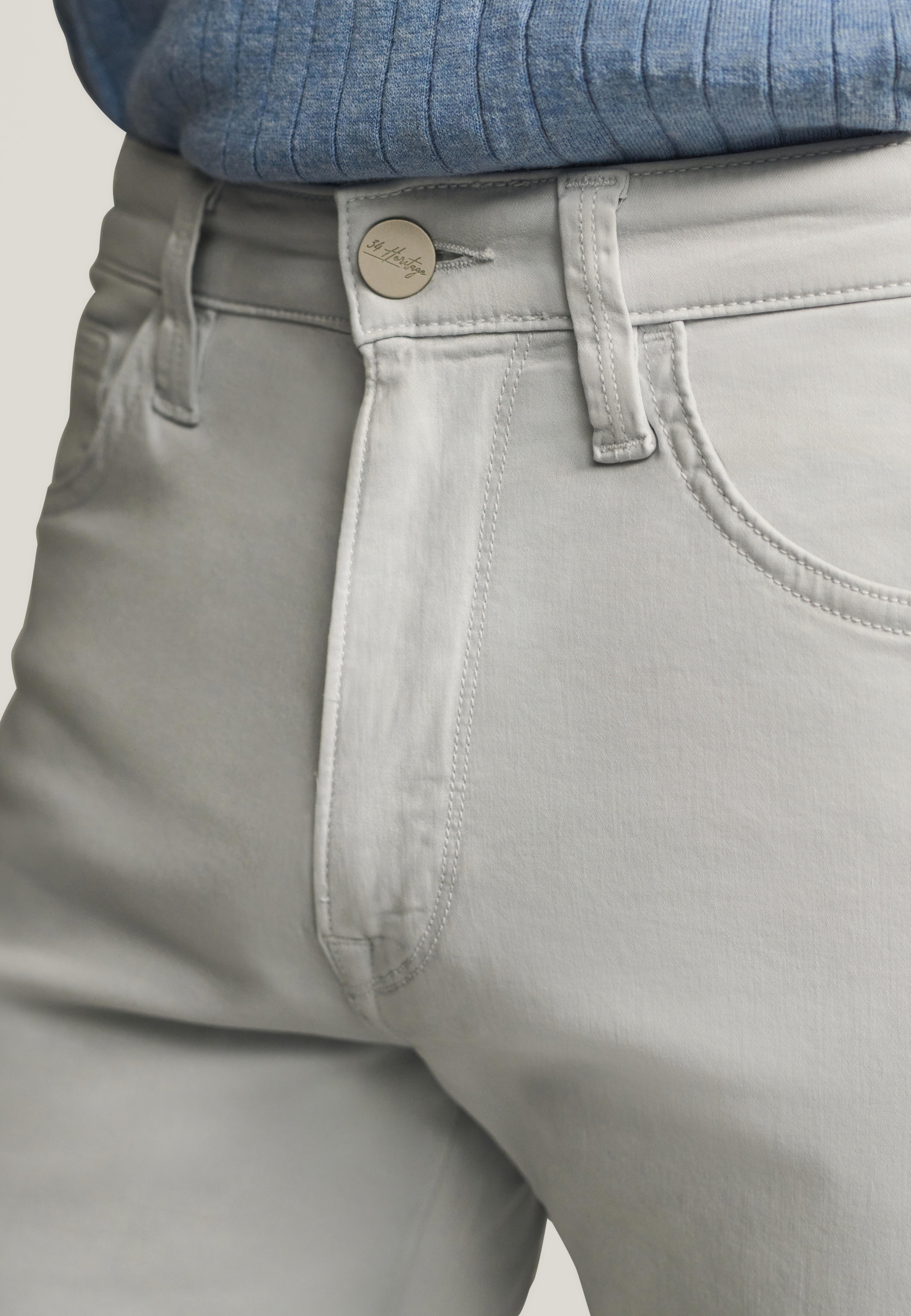 Courage Straight Leg Pants in Stone Twill