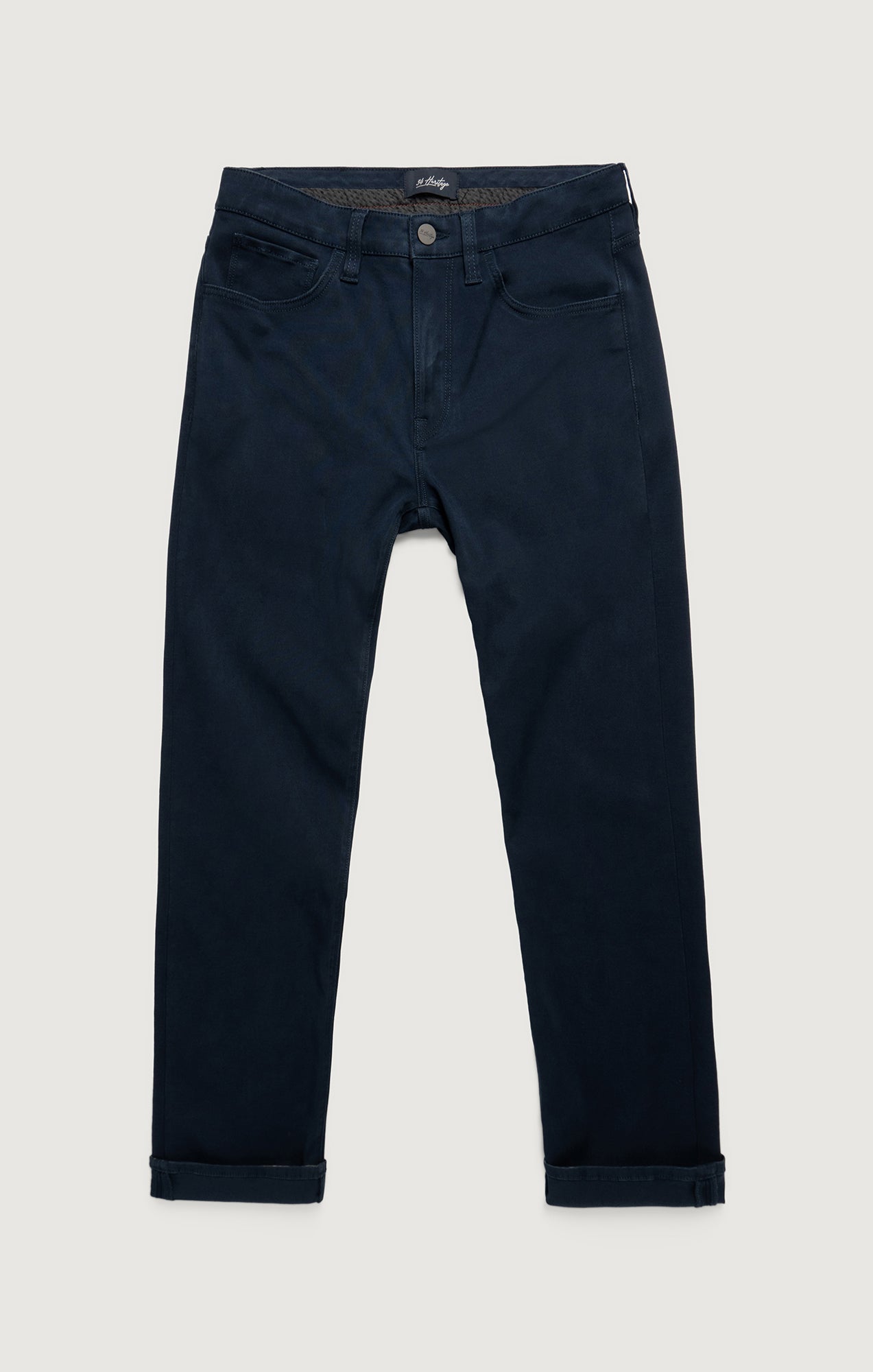 Charisma Relaxed Straight Pants in Dark Navy Cloud Luxe