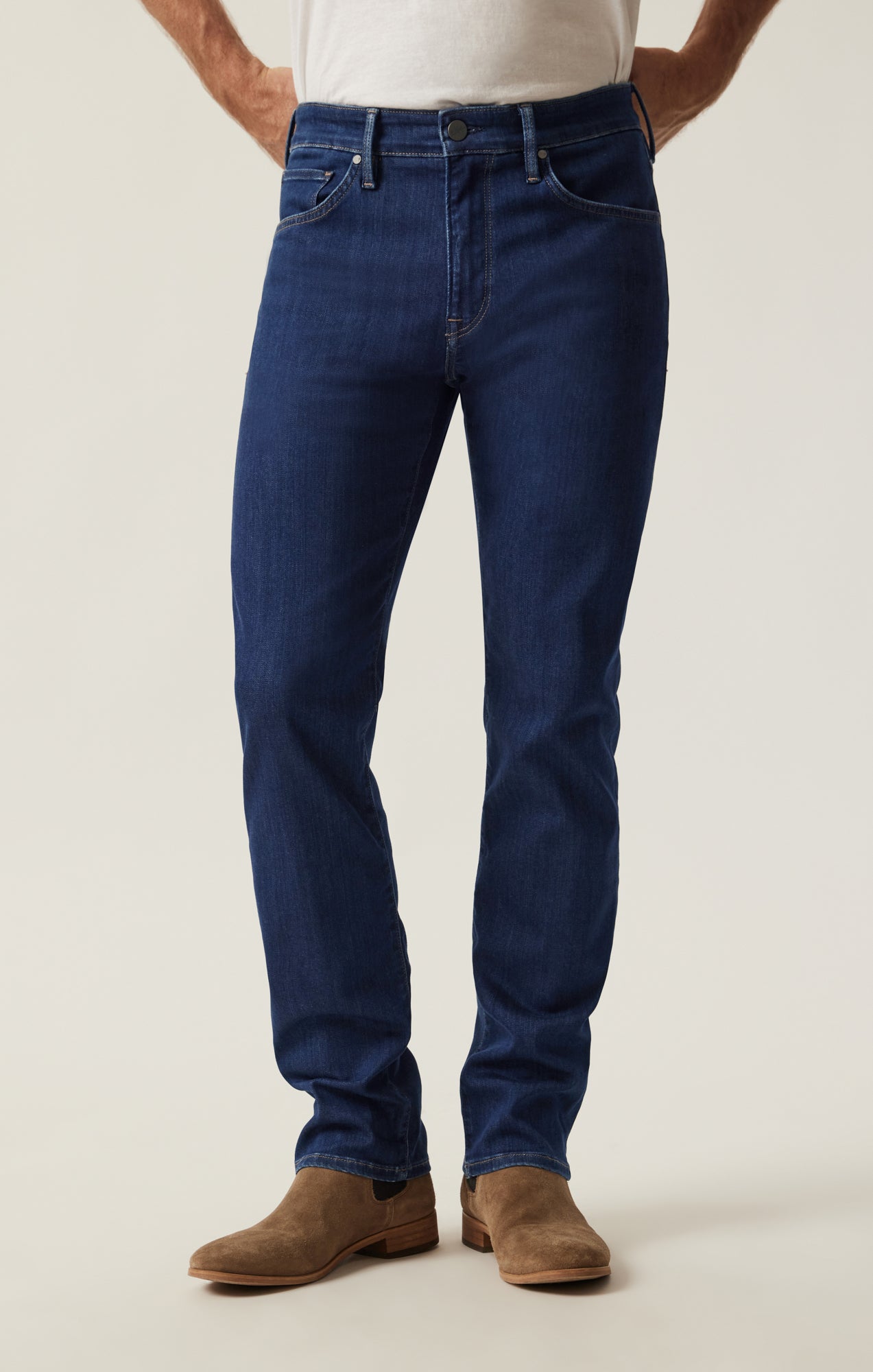 Courage Straight Leg Pants in Dark Blue Refined