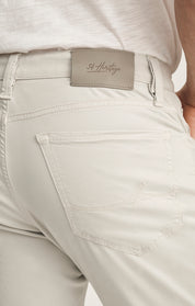 Charisma Relaxed Straight Pants In Glacier Twill