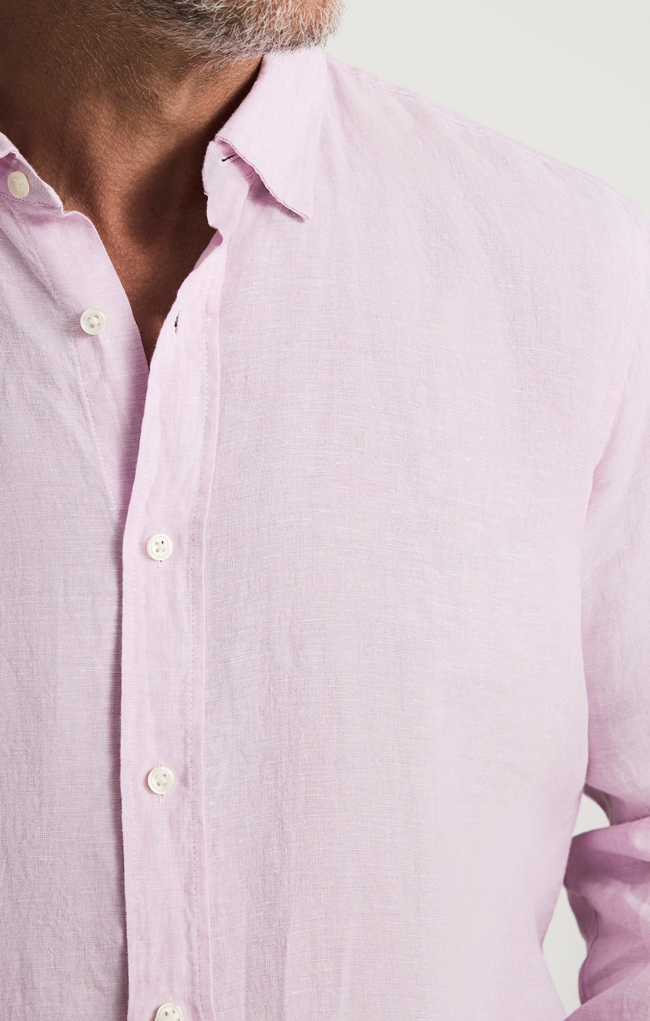 Linen Shirt In Lilac
