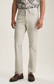 Charisma Relaxed Straight Pants In Bone Coolmax