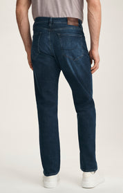 Charisma Relaxed Straight Jeans In Deep Brushed Vintage