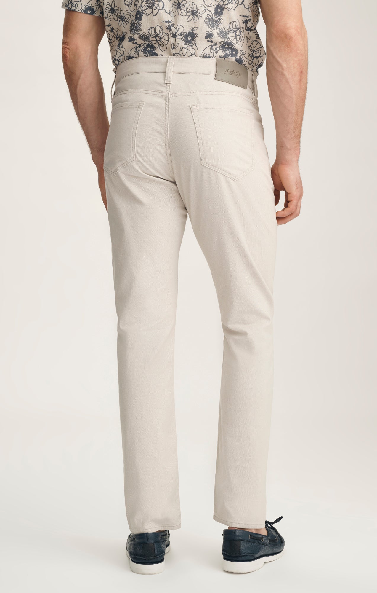 Courage Straight Leg Pants In Oat Honeycomb