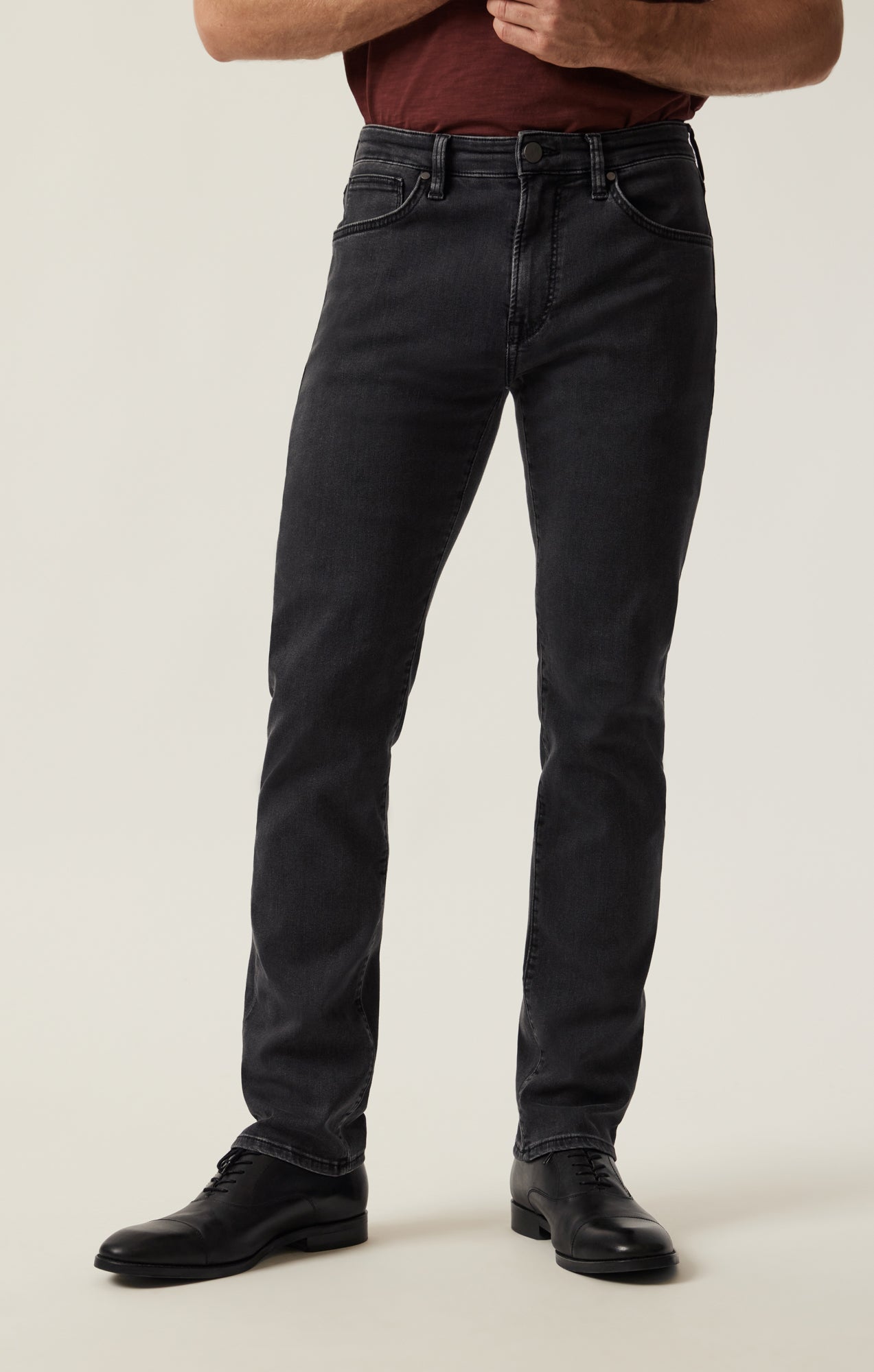 Charisma Relaxed Straight Jeans in Smoke Urban