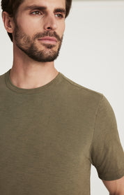 Slub Crew Neck T-Shirt in Kalamata