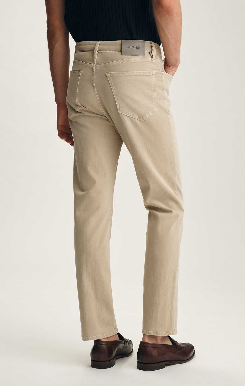 Charisma Relaxed Straight Leg Pants In Sand Colored Urban