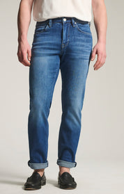 Charisma Relaxed Straight Jeans in Dark Brushed Organic Ultra