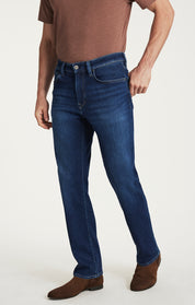 Charisma Relaxed Straight Jeans in Indigo Brushed Organic Ultra