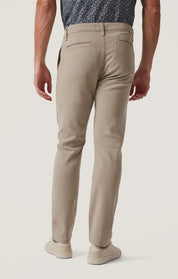 Verona Slim Leg Chino Pants in Fern High Flyer