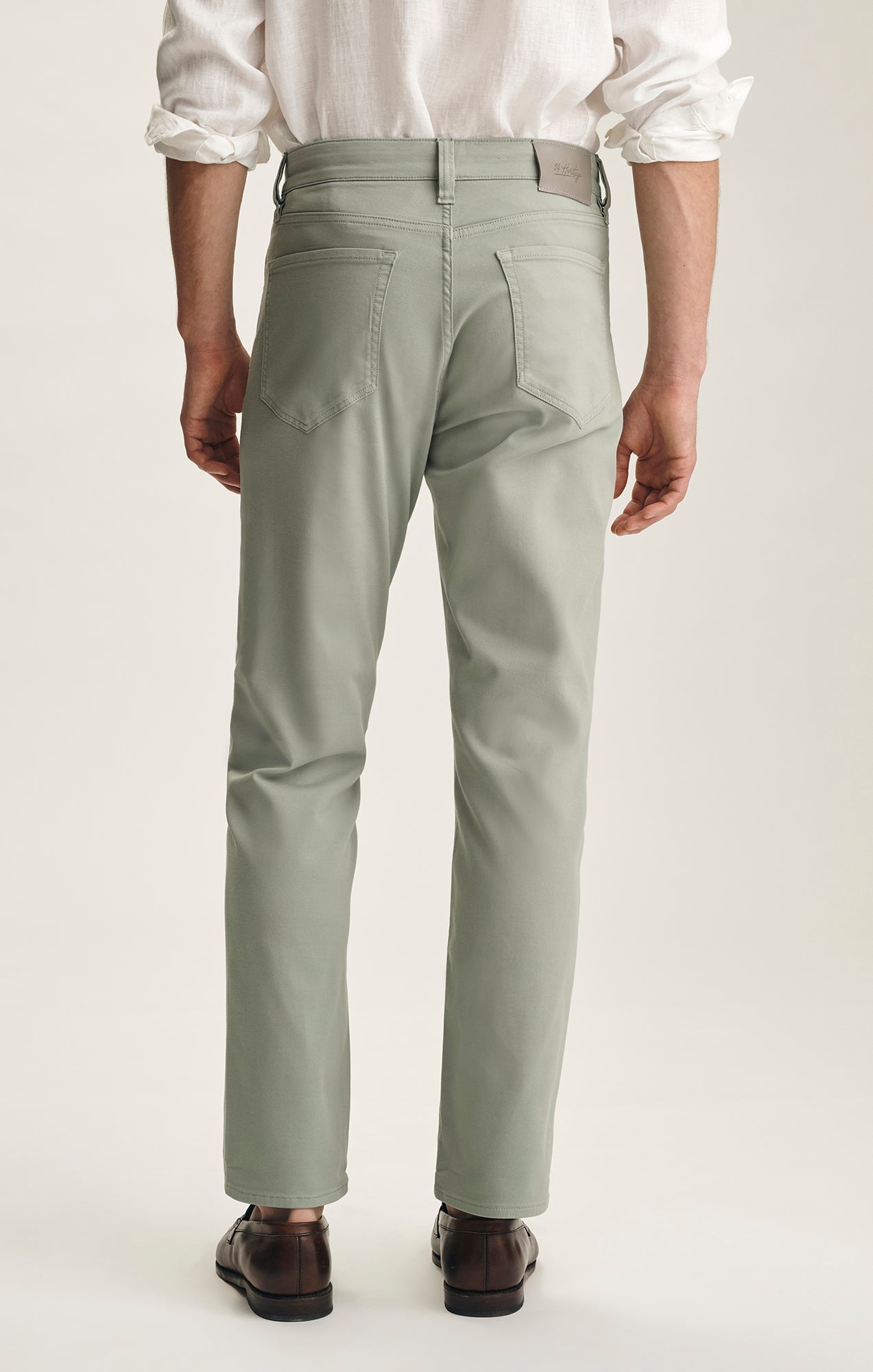 34 Heritage Men's Charisma Relaxed Straight Pants In Sage Coolmax
