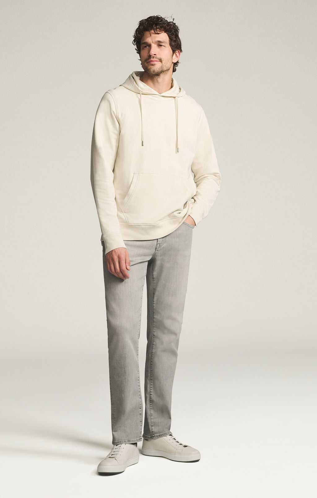Charisma Relaxed Straight Jeans in Grey Organic Ultra