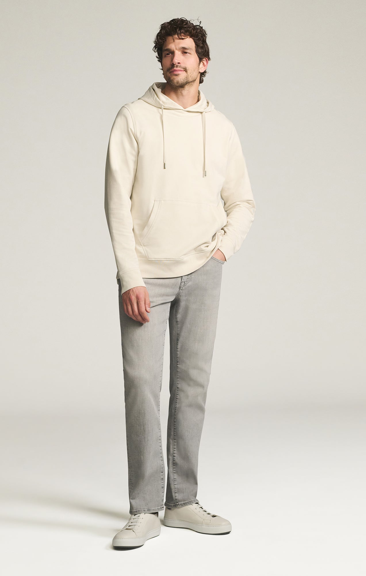 Charisma Relaxed Straight Jeans in Grey Organic Ultra