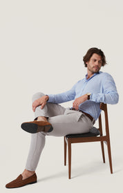 Verona Slim Leg Chino in Grey High Flyer