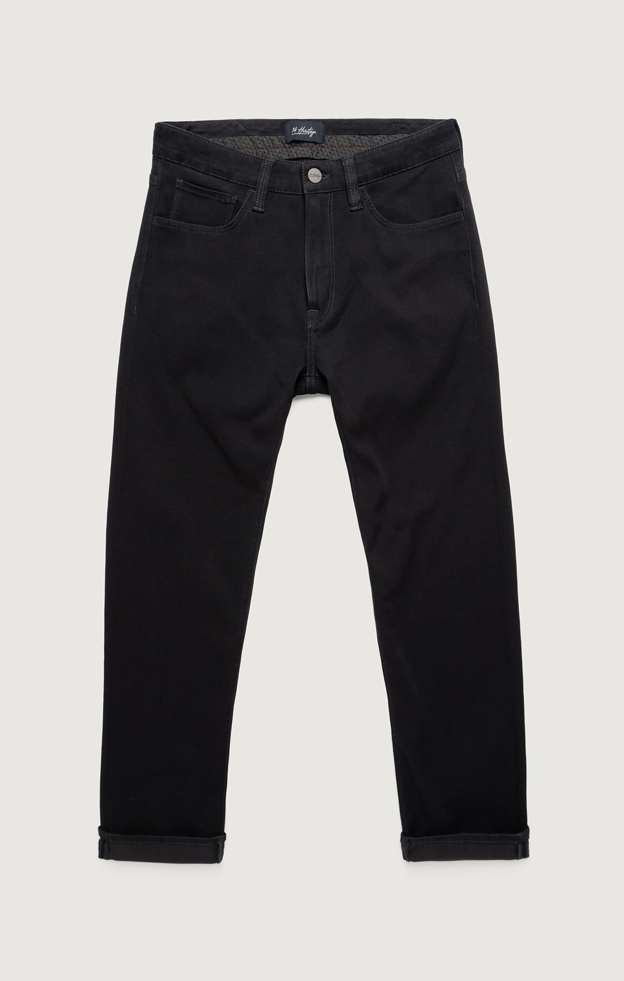 Courage Straight Leg Pants in Dark Grey Cloud Luxe