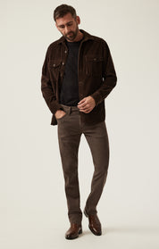 Charisma Relaxed Straight Pants in Oak Twill