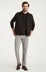 Charisma Relaxed Straight Pants in Grey Honeycomb