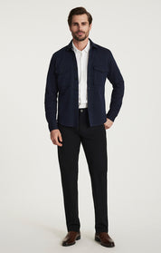 Courage Straight Commuter Pants in Black Luxe