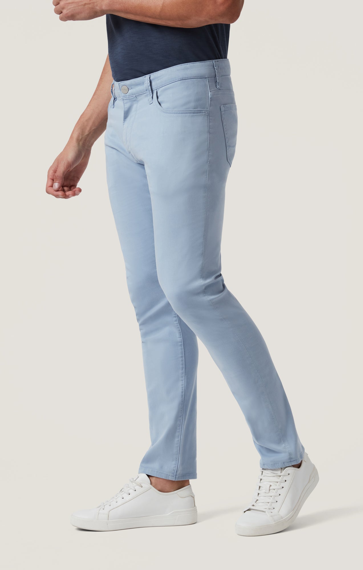 Cool Tapered Leg Pants in Sky Twill