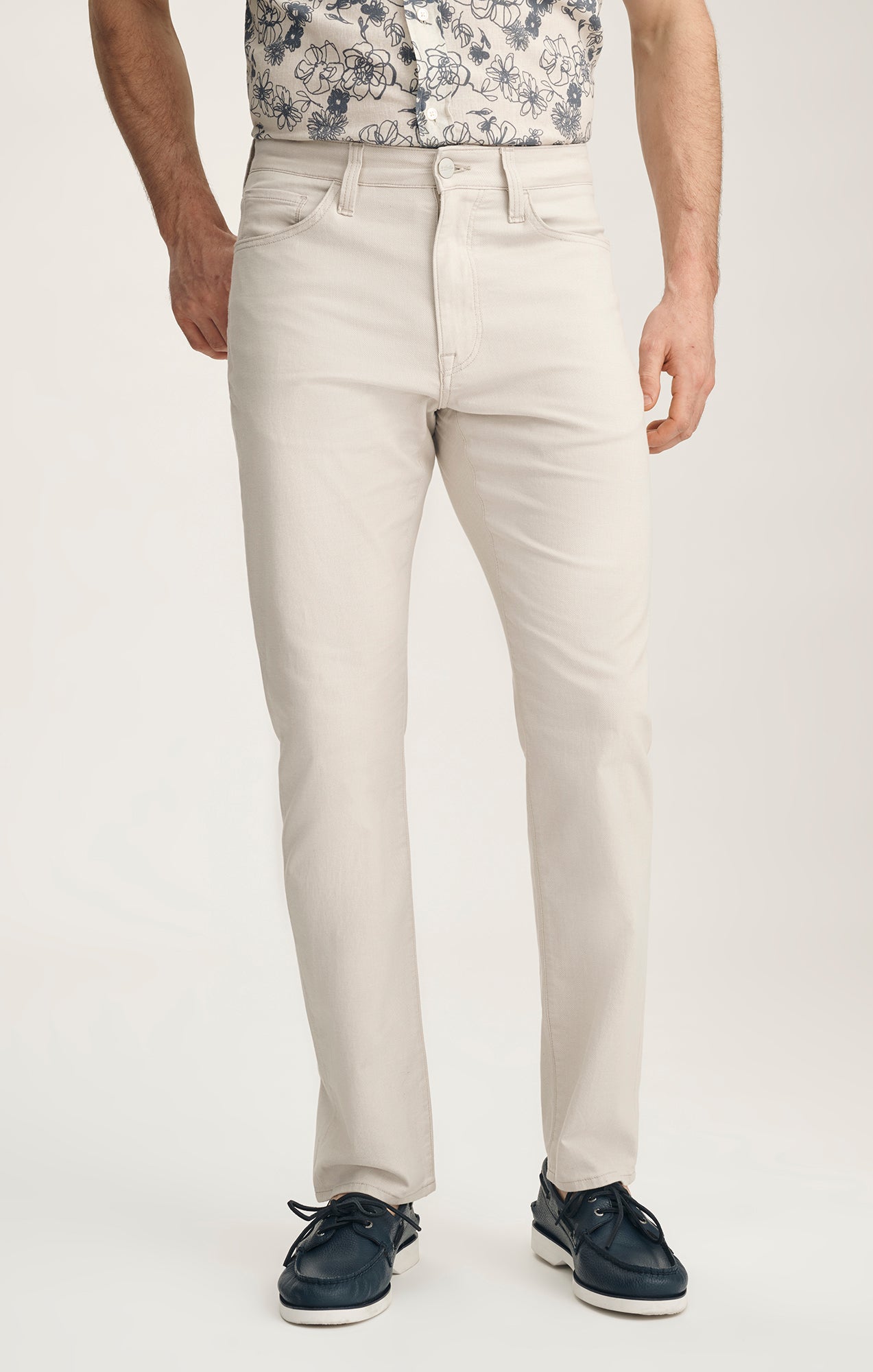 Courage Straight Leg Pants In Oat Honeycomb