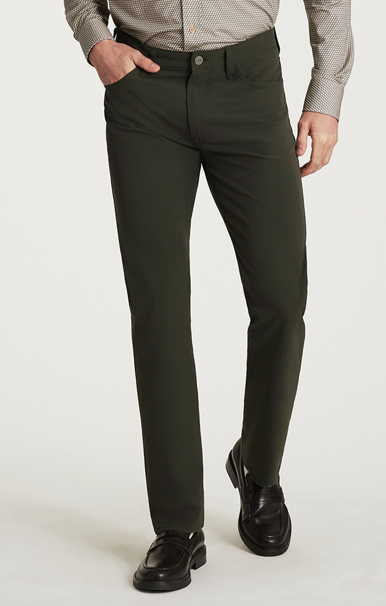 Courage Straight Commuter Pants in Peat Luxe