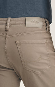 Charisma Relaxed Straight Pants In Driftwood Twill