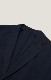 Matteo Seersucker Blazer in Navy