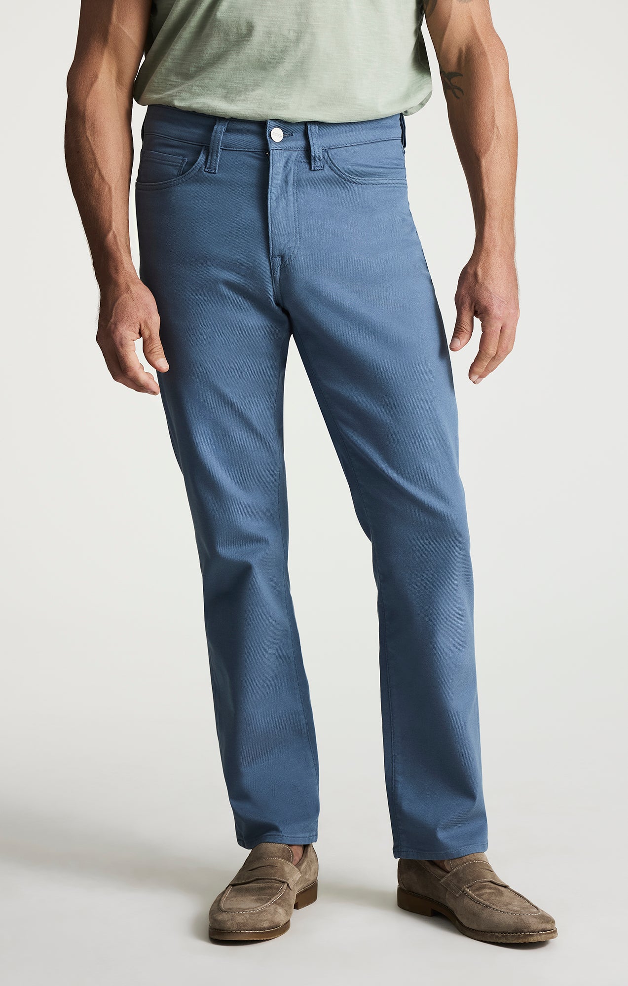 Charisma Relaxed Straight Pants In Vintage Indigo Coolmax
