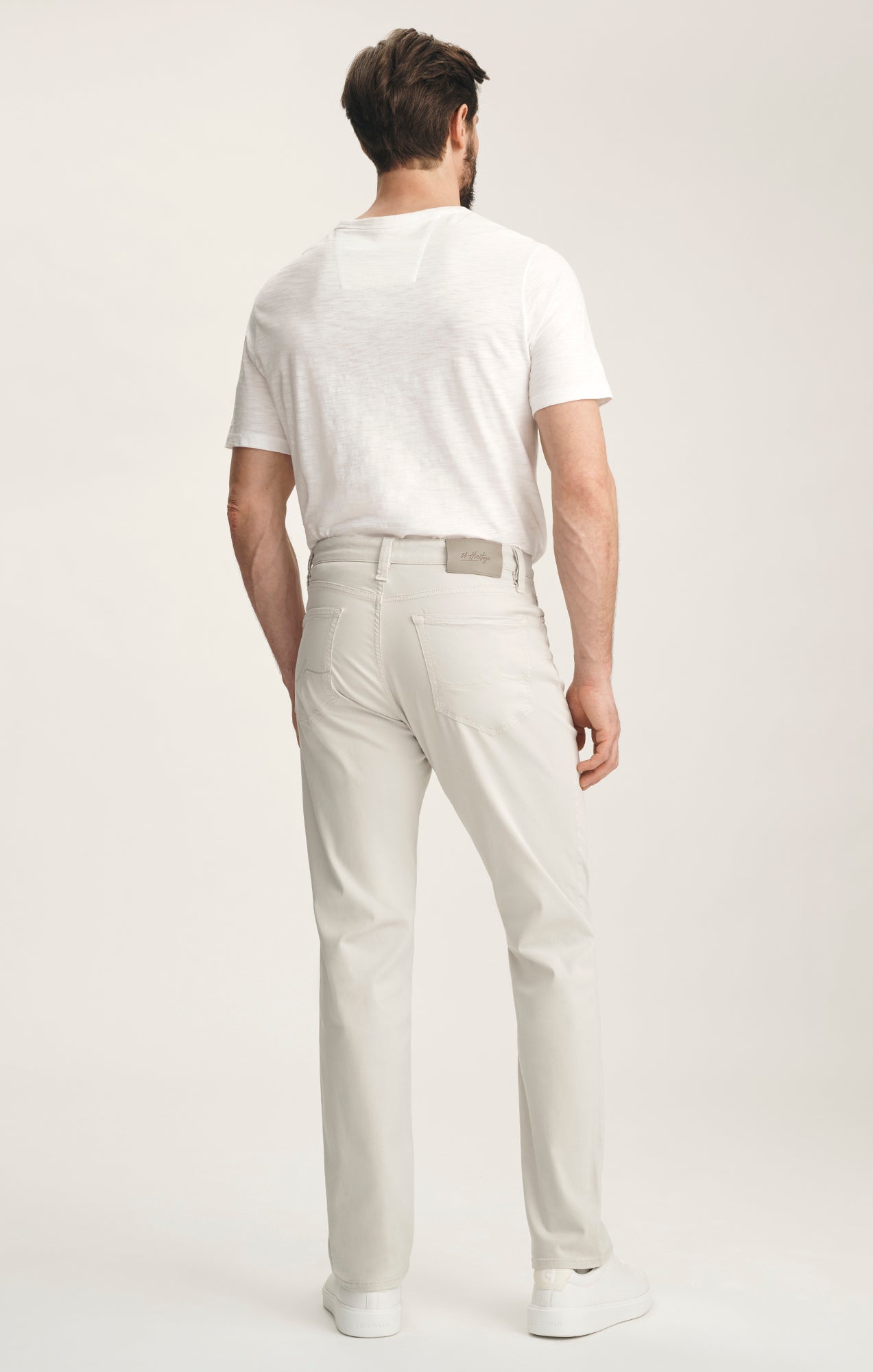 Charisma Relaxed Straight Pants In Glacier Twill