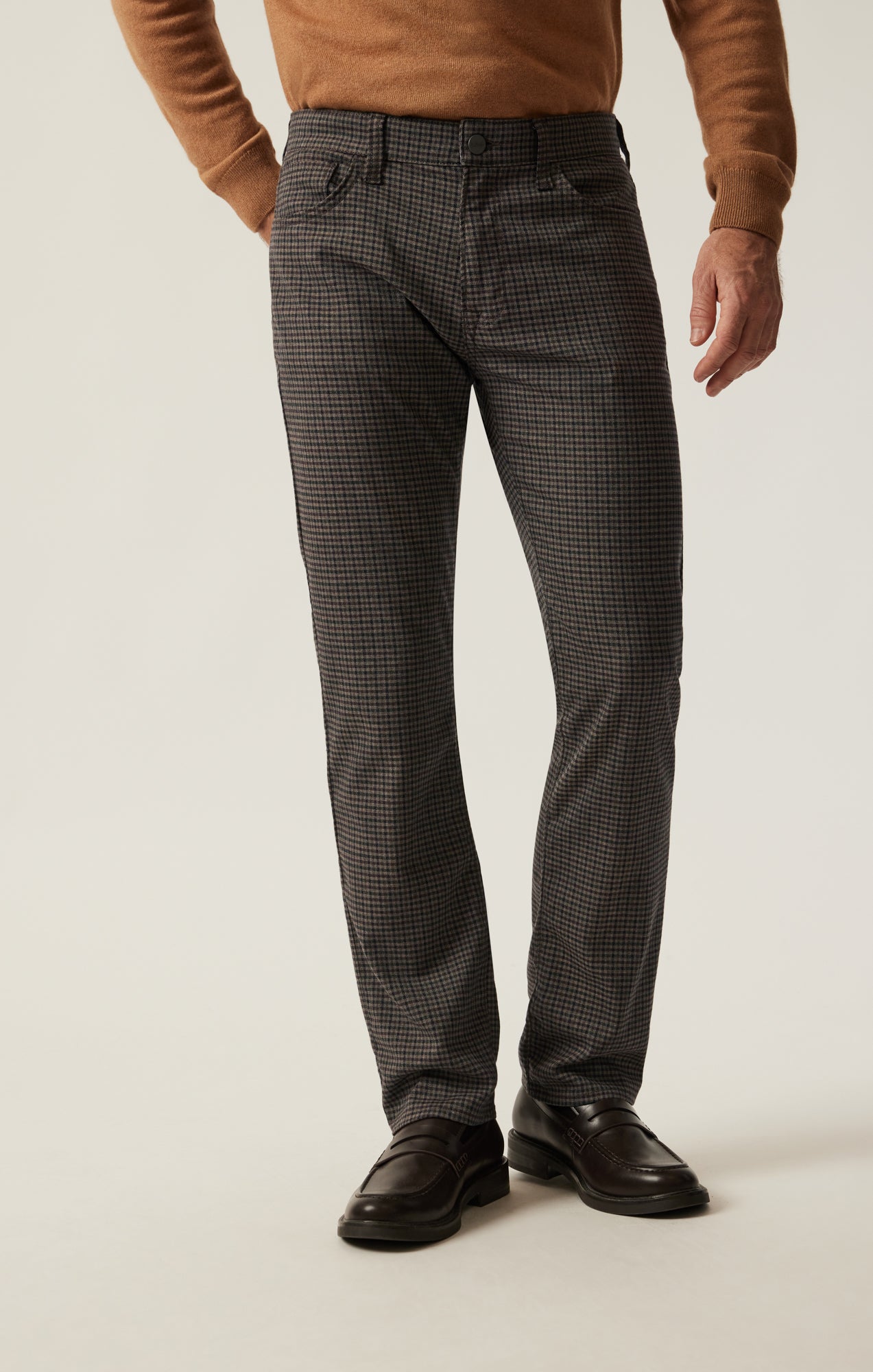 Courage Straight Leg Pants in Multi Elite Check