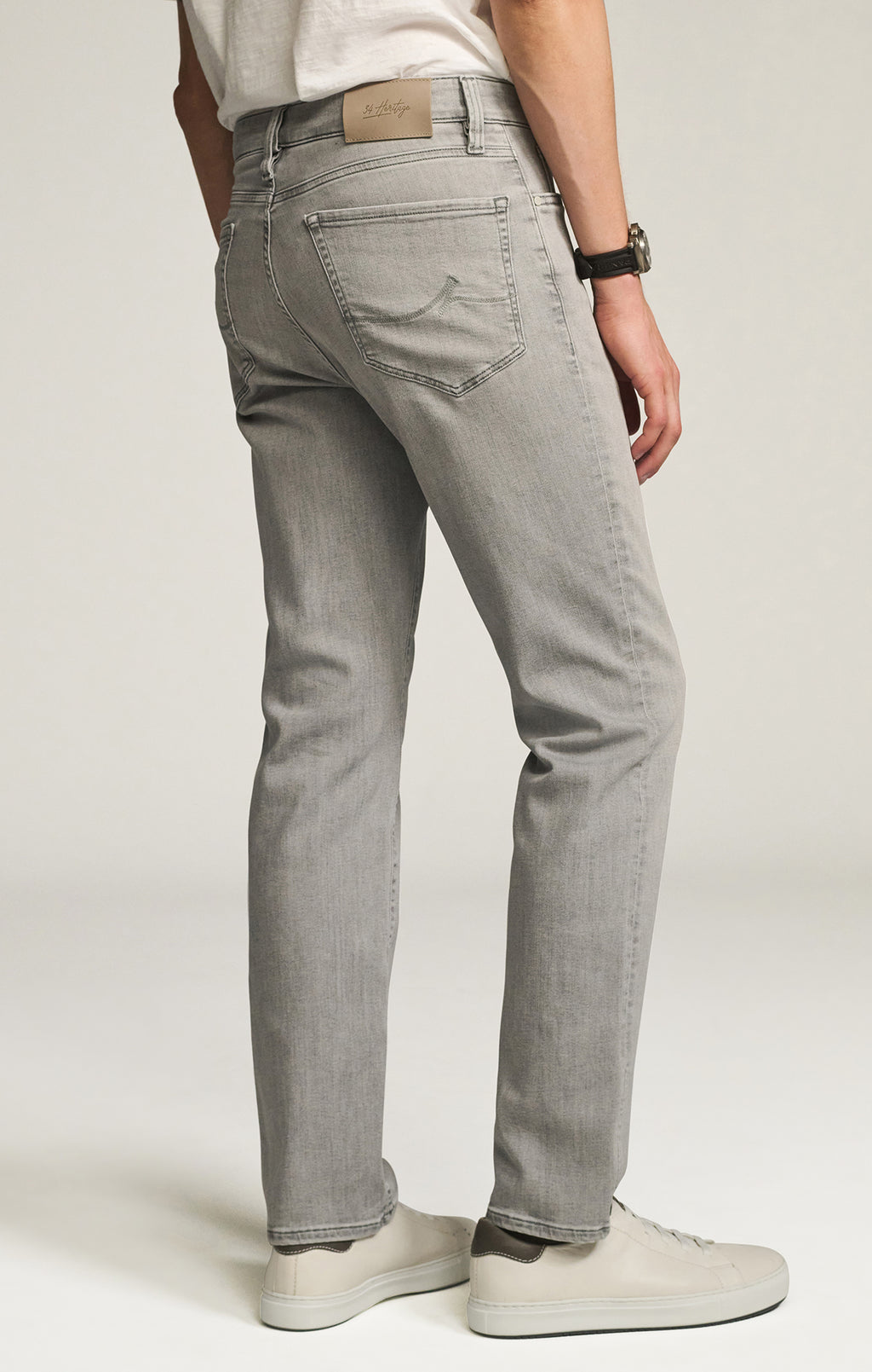 Charisma Relaxed Straight Jeans in Grey Organic Ultra
