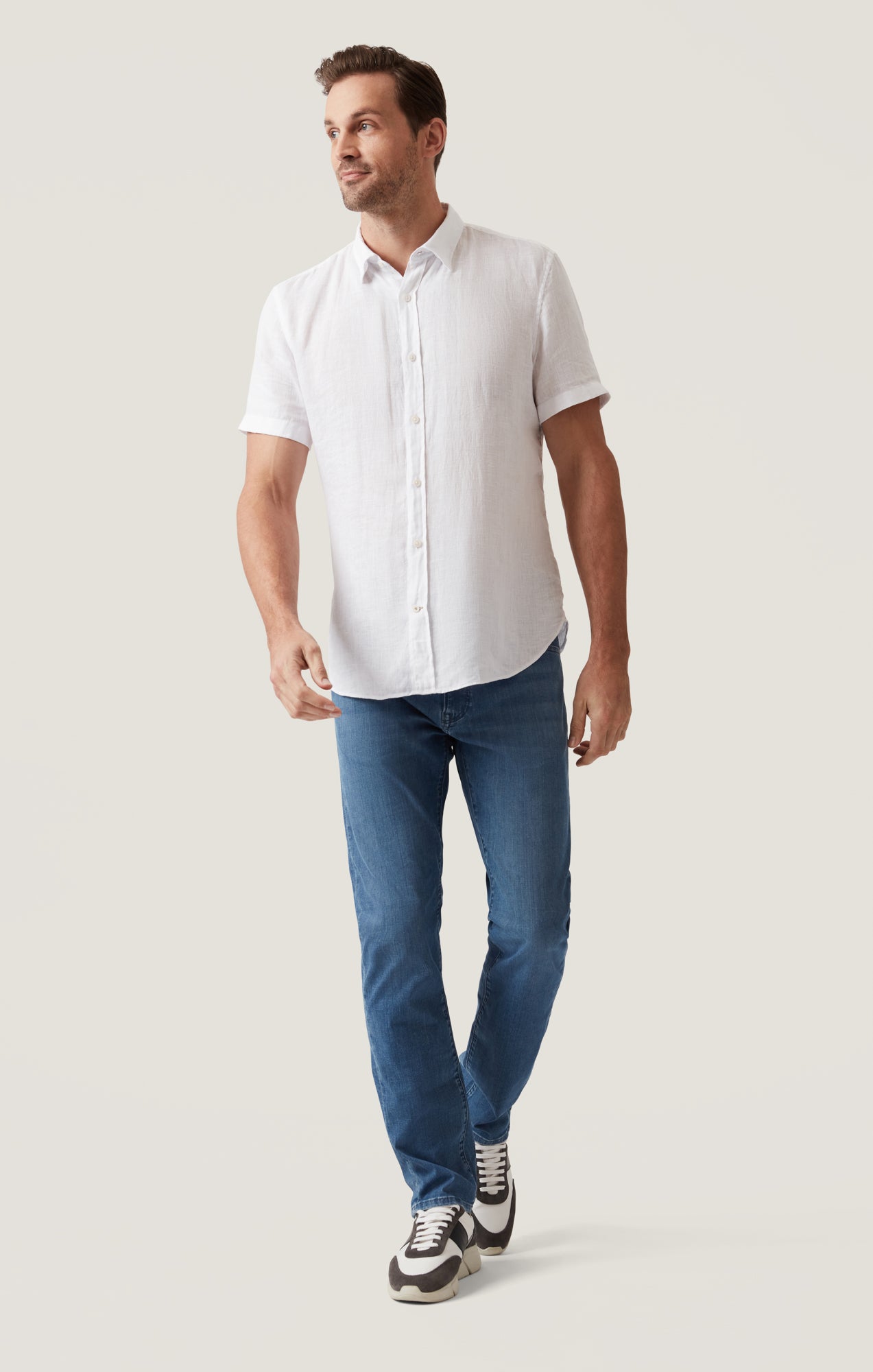 Courage Straight Leg Jeans in Dark Blue Kona