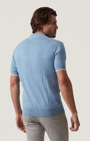 Polo Sweater in Blue