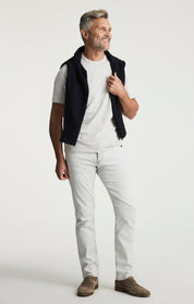 Courage Straight Leg Jeans In Ice Grey Organic Ultra