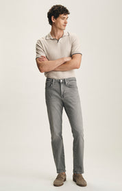Charisma Relaxed Straight Jeans In Light Smoke Brushed Urban