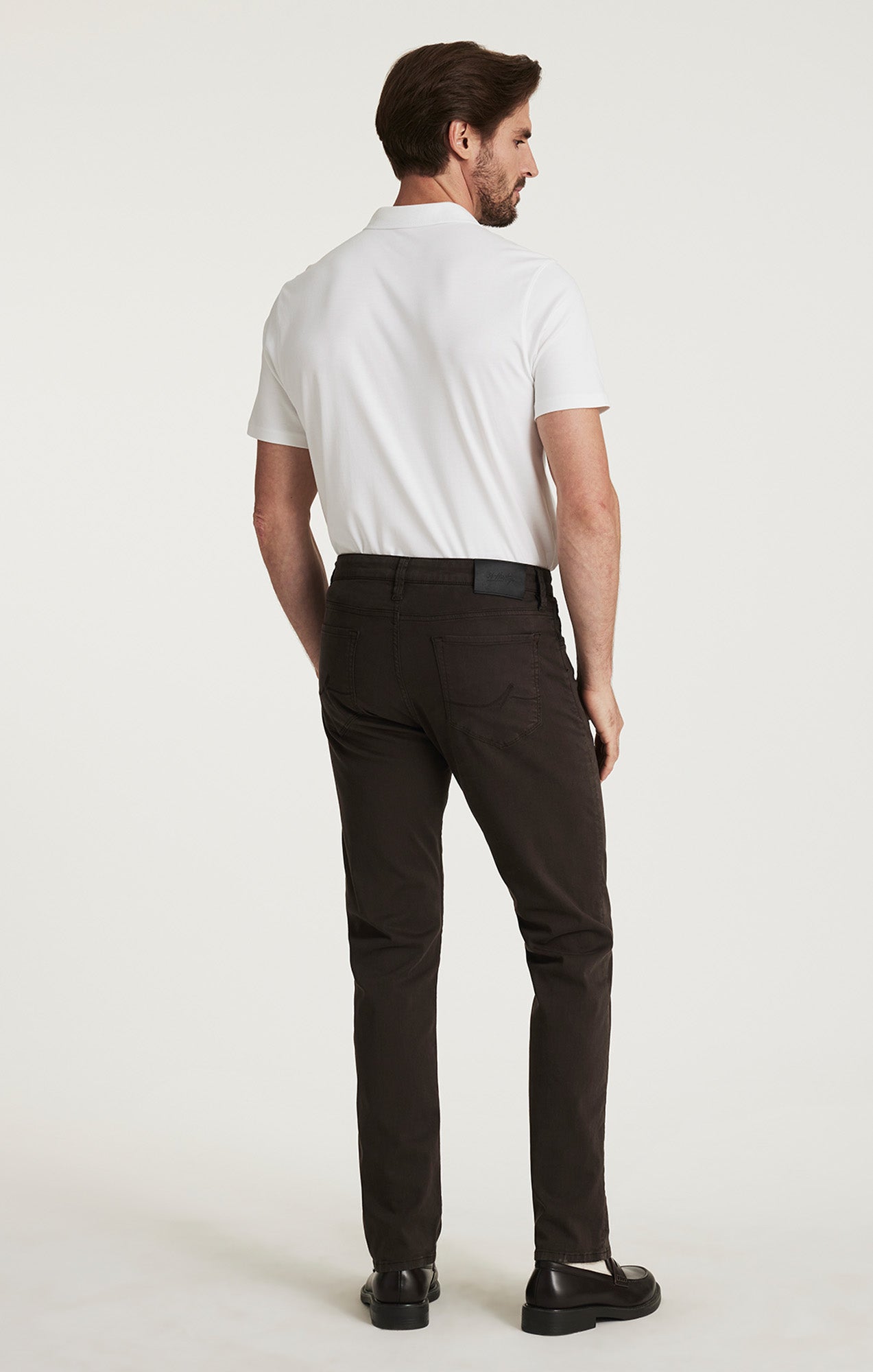 Courage Straight Leg Pants in Brunette Twill