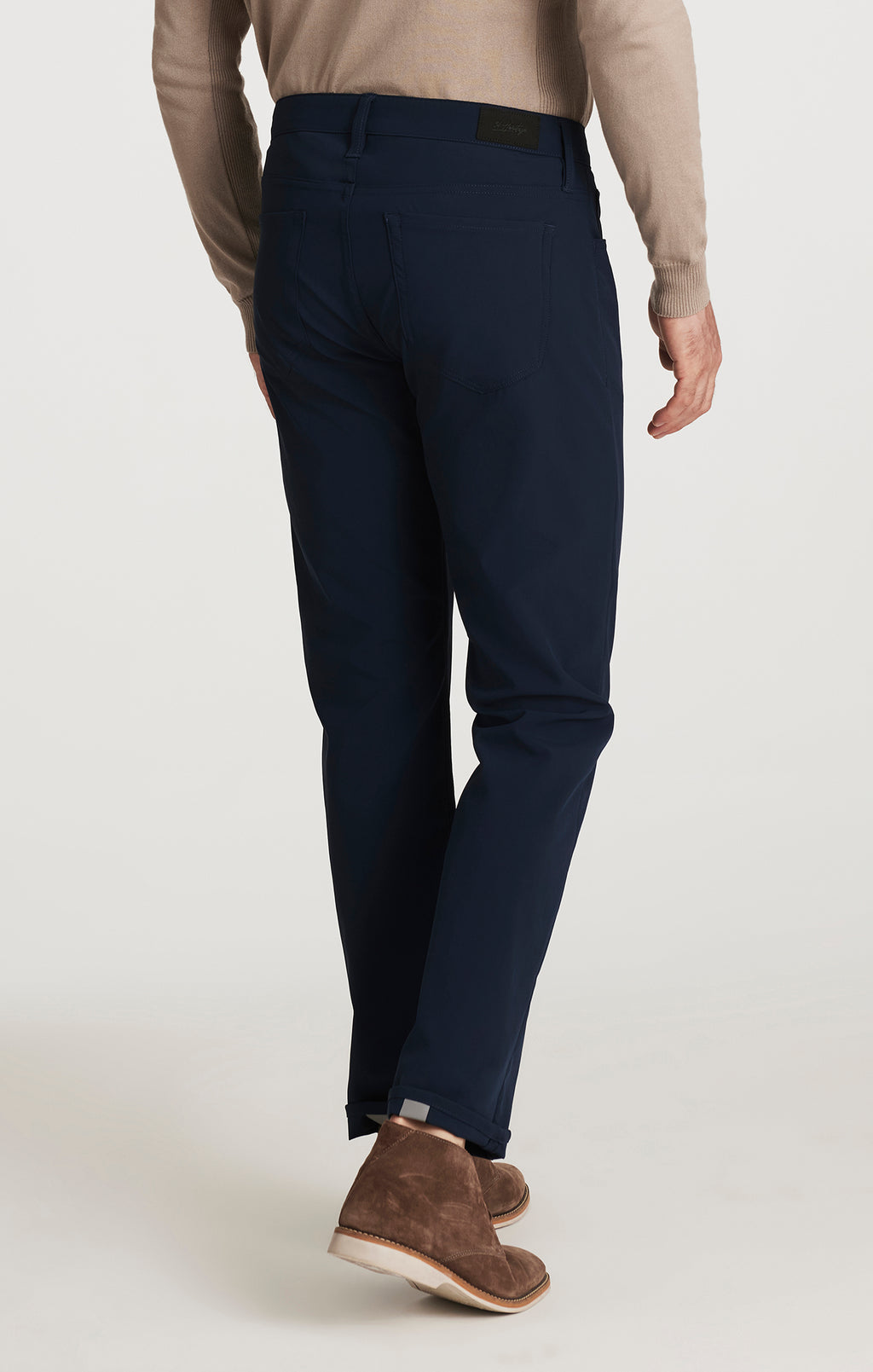 Courage Straight Commuter Pants in Navy Luxe