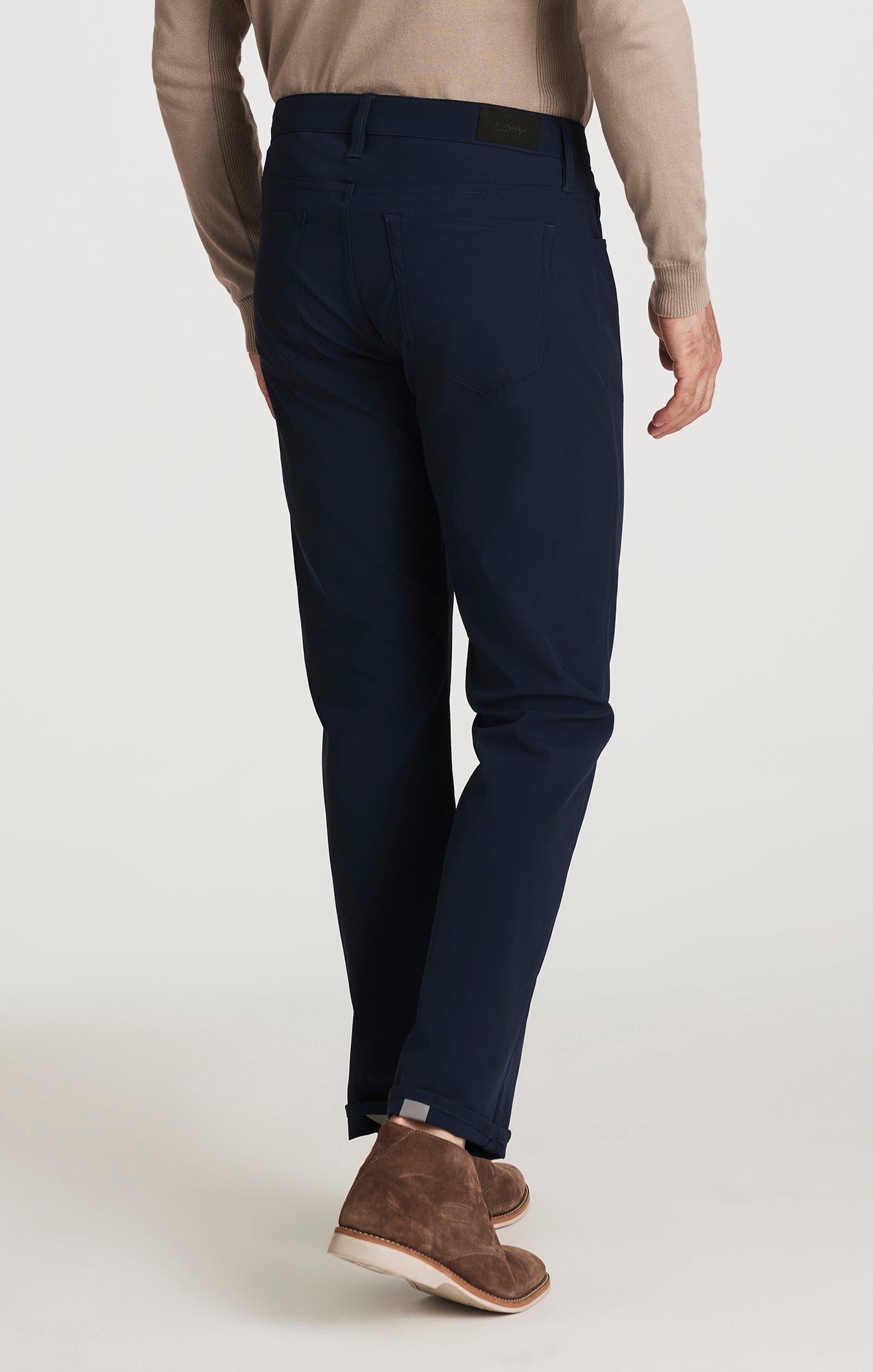 Courage Straight Commuter Pants in Navy Luxe