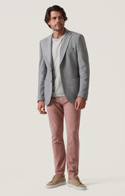 Verona Slim Leg Chino in Rose High Flyer