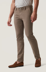 Verona Slim Leg Chino in Toffee High Flyer