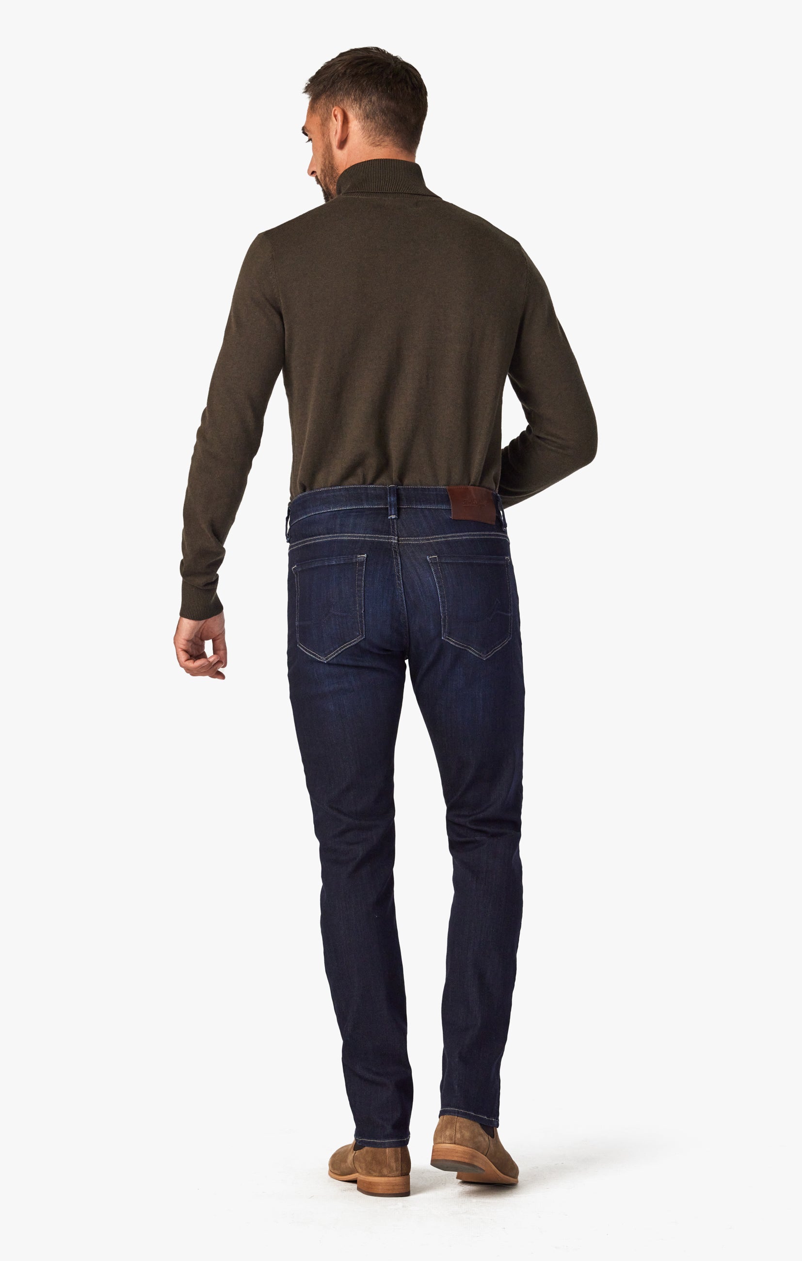 Cool Tapered Leg Jeans In Deep Refined Image 6