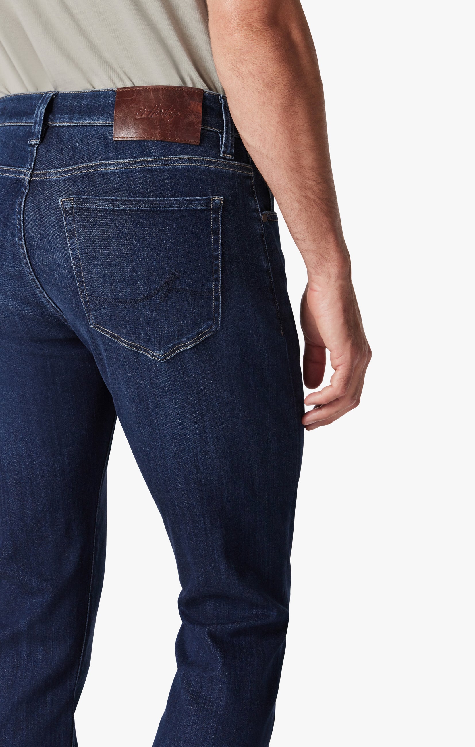 Champ Athletic Fit Jeans in Dark Brushed Refined Image 6